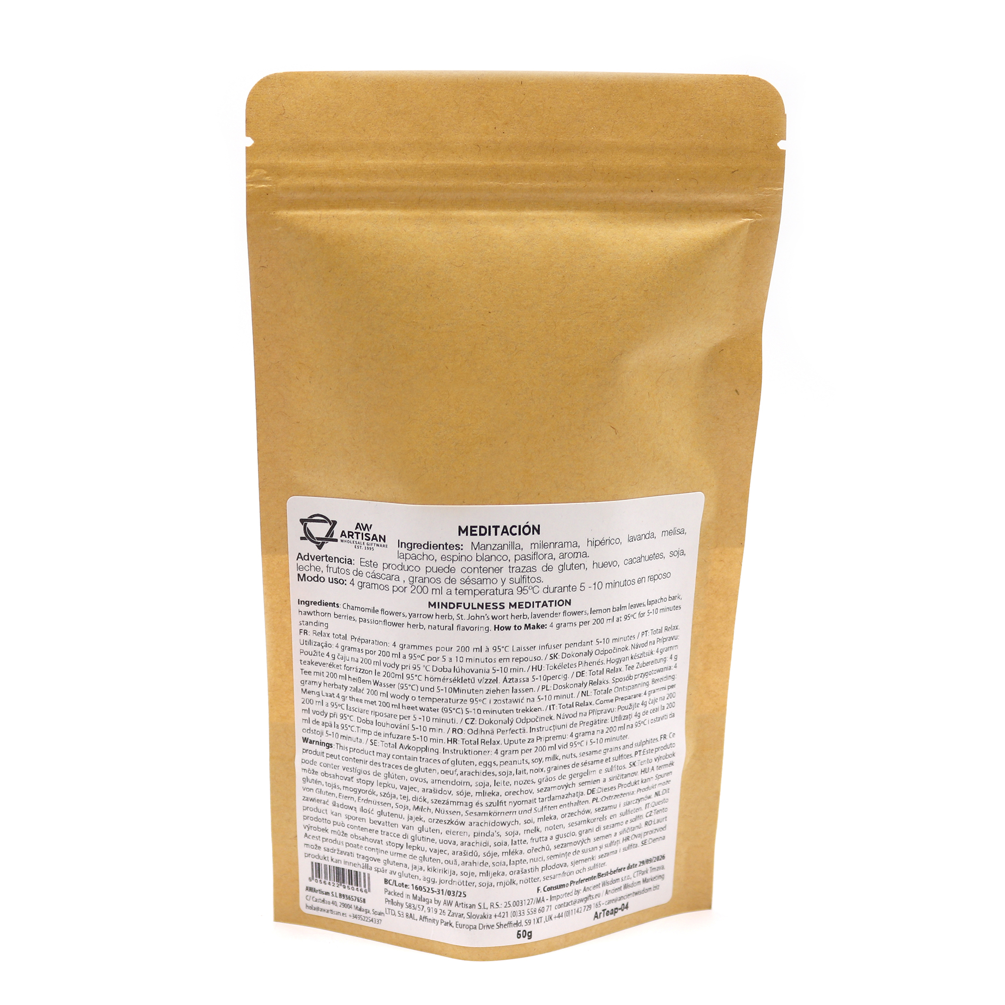 Précommande – Thé Mandala Leaves – Infusion Méditation Pleine Conscience – 50 g – Image 5