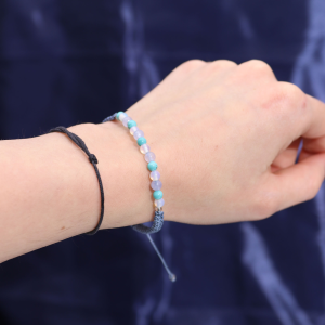 Précommande – Bougie du Zodiaque avec Bracelet en Gemmes - Poissons