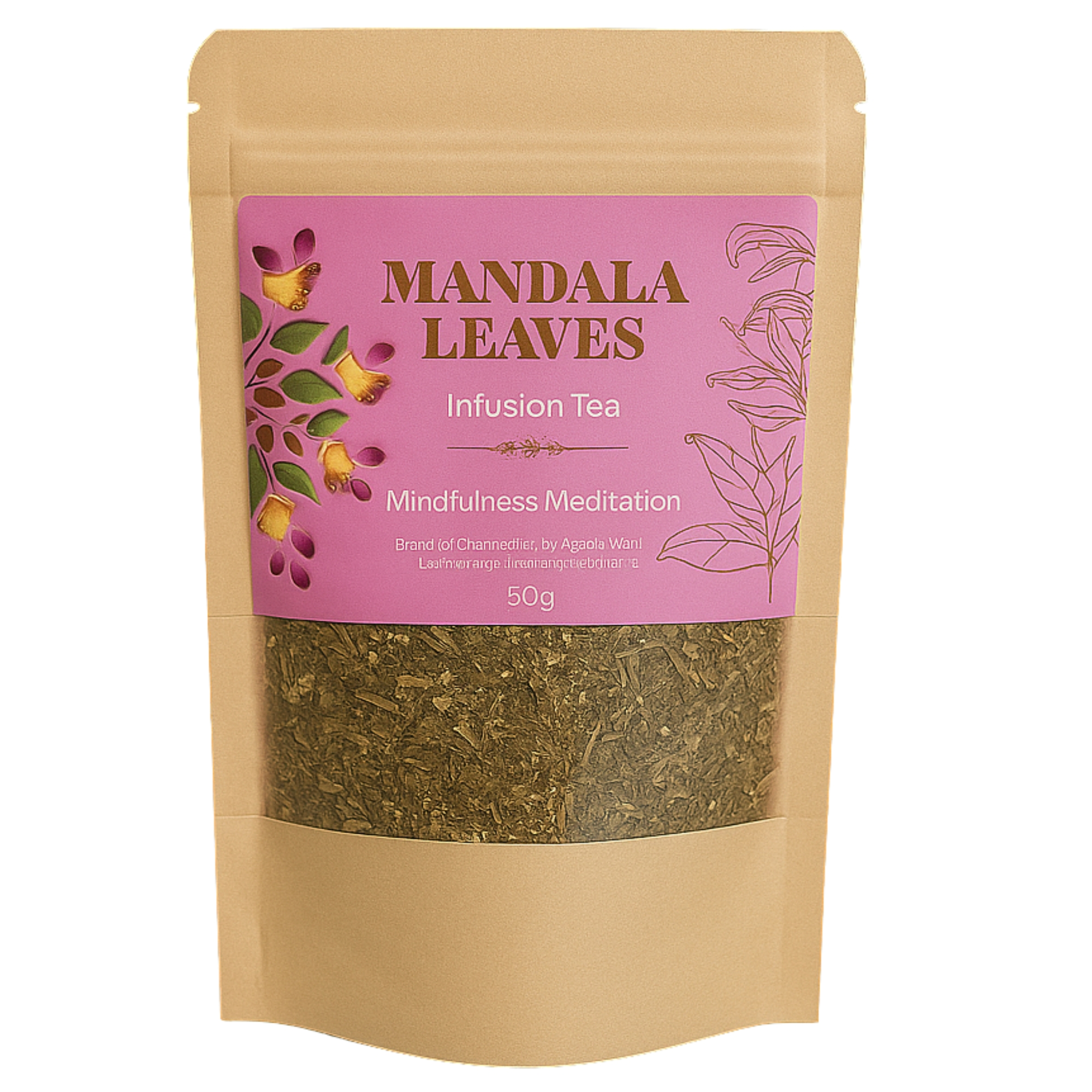 Précommande – Thé Mandala Leaves – Infusion Méditation Pleine Conscience – 50 g – Image 2