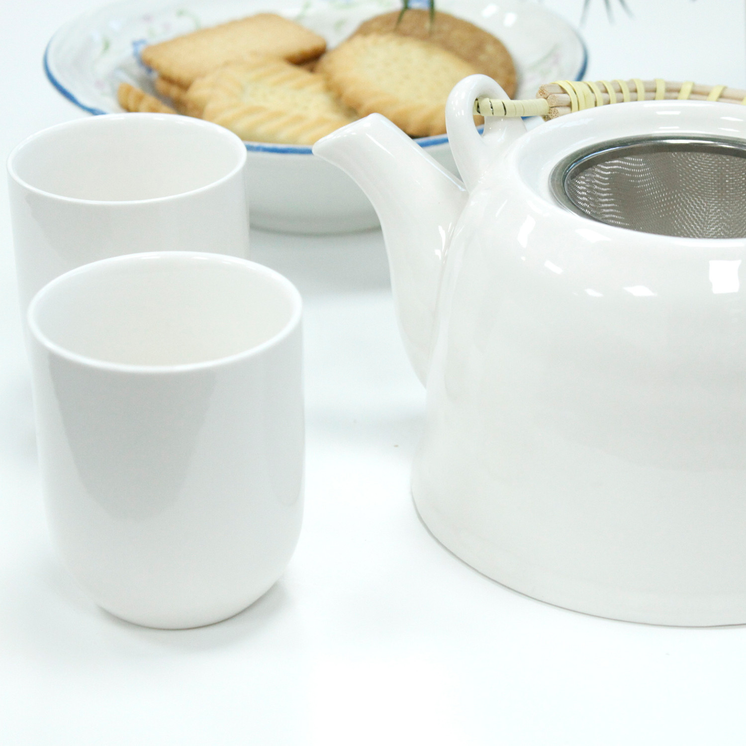 Précommande – Set de Thé Traditionnel - Blanc Classique – Image 4